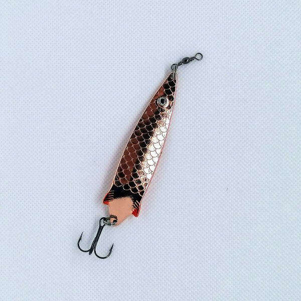 Allcock Classic Copper Tobeye fishing lure with treble hook