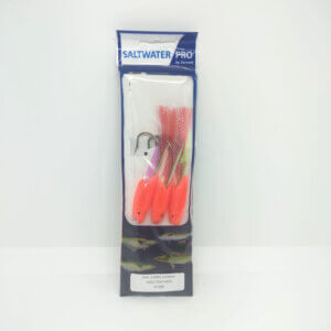 Saltwater Pro 3 Hook Red Jumbo Hokkai Rigs
